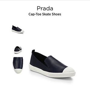 Prada Cap-Toe Skate Shoes Size 40
